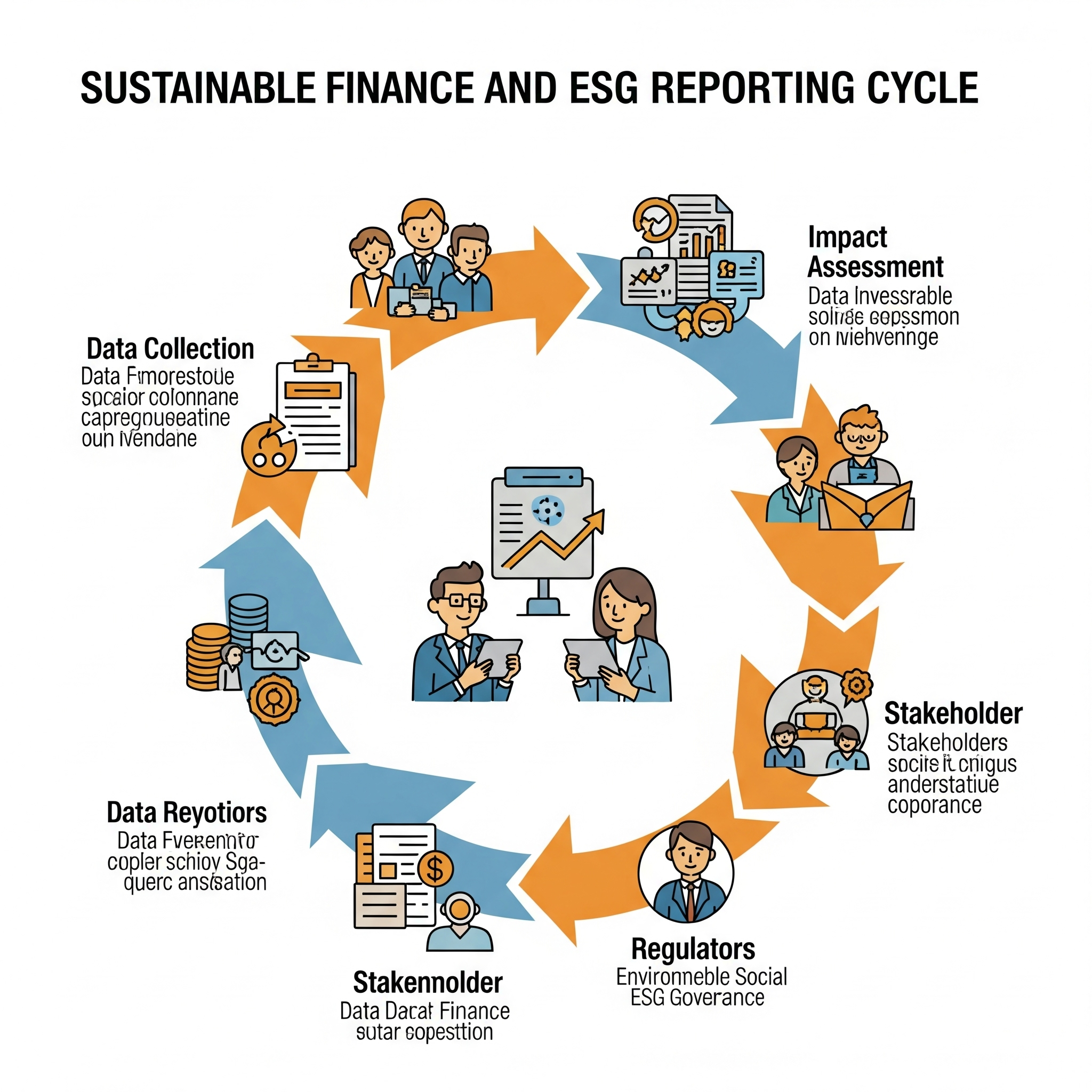 دورة التمويل المستدام وإعداد تقارير الحوكمة البيئية والاجتماعية والمؤسسية (ESG)